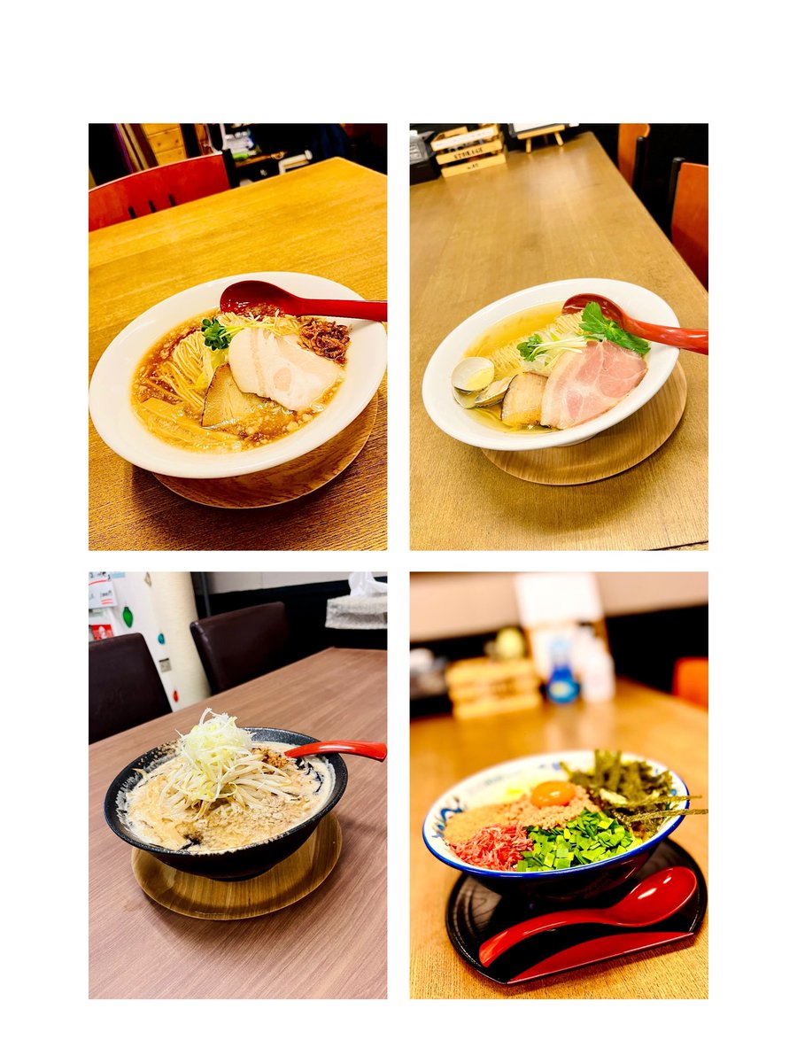 ramen_yokota's tweet photo. おはようございます！
今週ラストも宜しくお願い致します☆
[メニュー]
・醤油らーめん
・貝出汁そば
・味噌らーめん
・台湾まぜそば
[限定]
①旨ネギ豚骨醤油ラーメン
③三種きのこの和出汁カレーつけ麺
週末秩父観光のお昼にぜひ！
御花畑駅お立ち寄りください☆
11時〜14時お待ちしております！ https://t.co/bbO4AuYBKQ