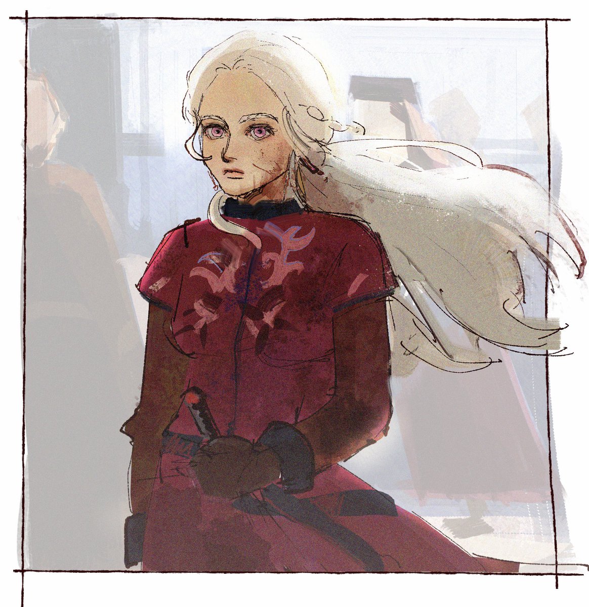mirela_9032's tweet photo. s1 rhaenyra doodle #hotd https://t.co/md3QNfE0PA