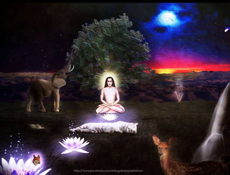 ombabajiom's tweet photo. Babaji: “Believe me my child when I say that the man who loves others, who is devout and who lives the life of self-surrender is many times more powerful, even in altering his own circumstances, environments and tendencies, than the man who has learned all the Scriptures....
OM! https://t.co/kumKiLDDlv