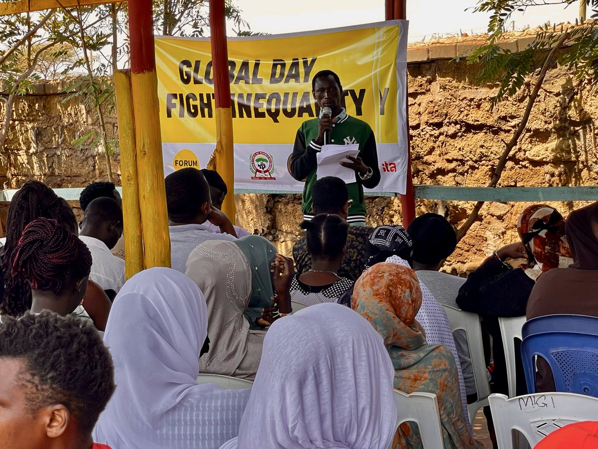 Isioloadvocacy's tweet photo. Young people gathered at Kaskazini Centre to mark the Global Day to Fight Inequality. Together, we say #RedCardToInequality and demand justice, equal opportunities, and inclusion for all. @FightInequalityKenya @Isiolo_VWN @ActivistaKenya #FightInequality #WeThe99 https://t.co/7oh7ngCZmj