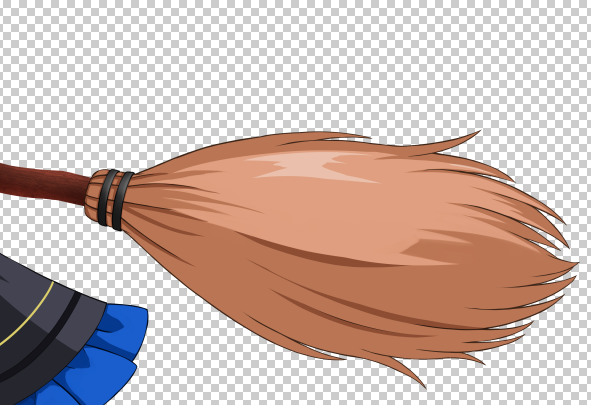 shear_material's tweet photo. おはようございます、箒の描き方難しい・・😑 https://t.co/qQTuBmNkon