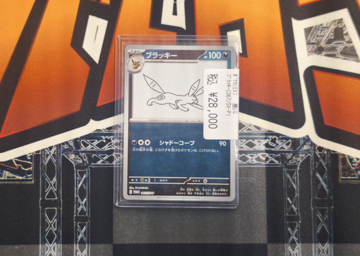 商品情報】 #ポケモンカード 入荷情報🎉 🖤🐶『ブラッキー(YU NAGABA