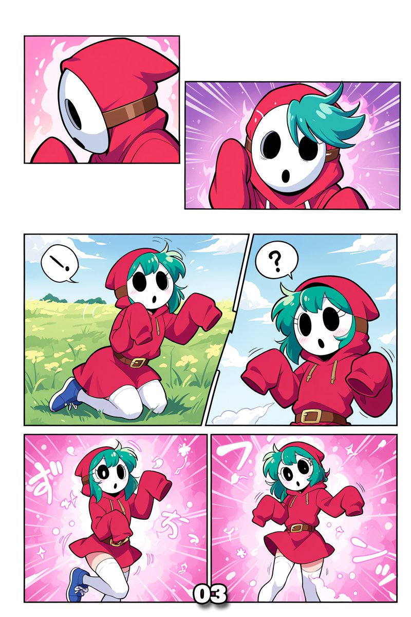 the_Yellow_Birb's tweet photo. Shy Guy finds a glowing pink mushroom… and turns into a thick, busty Shy Gal 🍄🟡

Full comic on Patreon ↓ 
https://t.co/dptBAZXCH1

#ShyGal #ShyGuy #MarioTF #GenderTF #TransformationComic #BreastExpansion #AssExpansion #FurryTF #NSFW https://t.co/S5Ff5Bk0RS