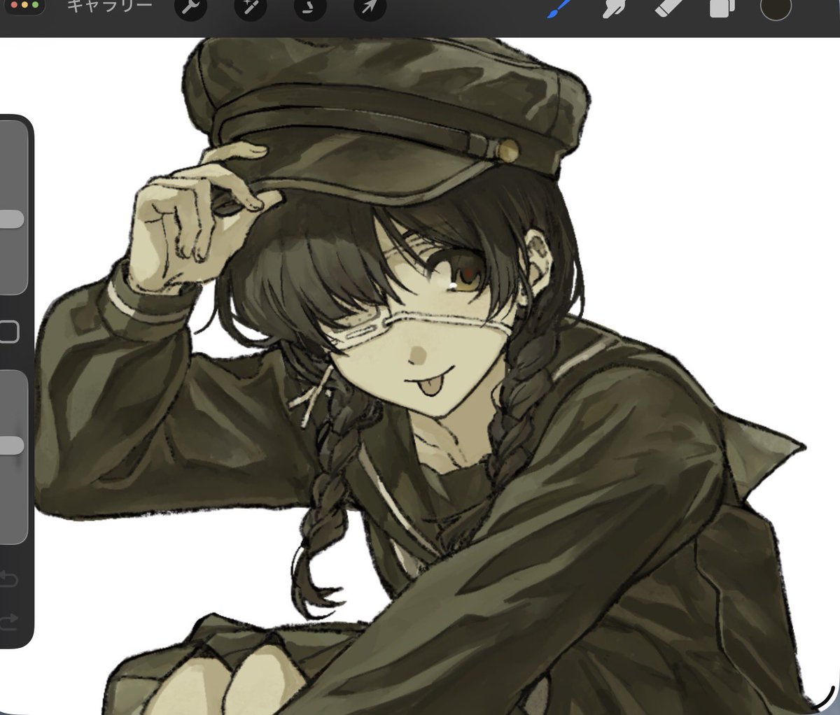 Sinbh7's tweet photo. 部活に出すやつ描いてる！期限ギリギリ https://t.co/sAGPrejjXs