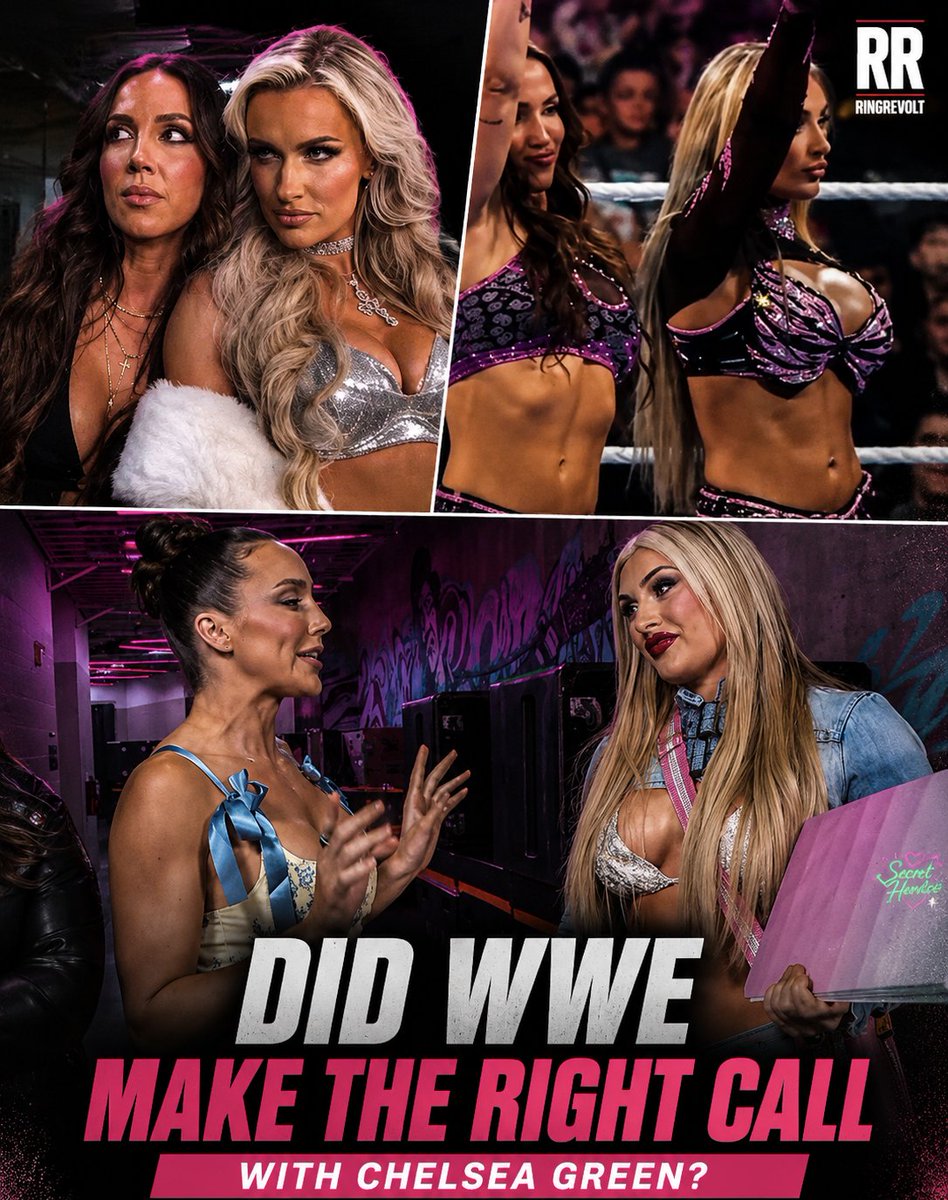 RingRevolt's tweet photo. Some fans feel Chelsea Green and Tiffany Stratton are a better fit thanks to their charismatic, over-the-top personalities, while Blake Monroe's more serious character offers a different dynamic.

#ChelseaGreen #TiffanyStratton #BlakeMonroe #SmackDown https://t.co/ZXzfkKiHeH