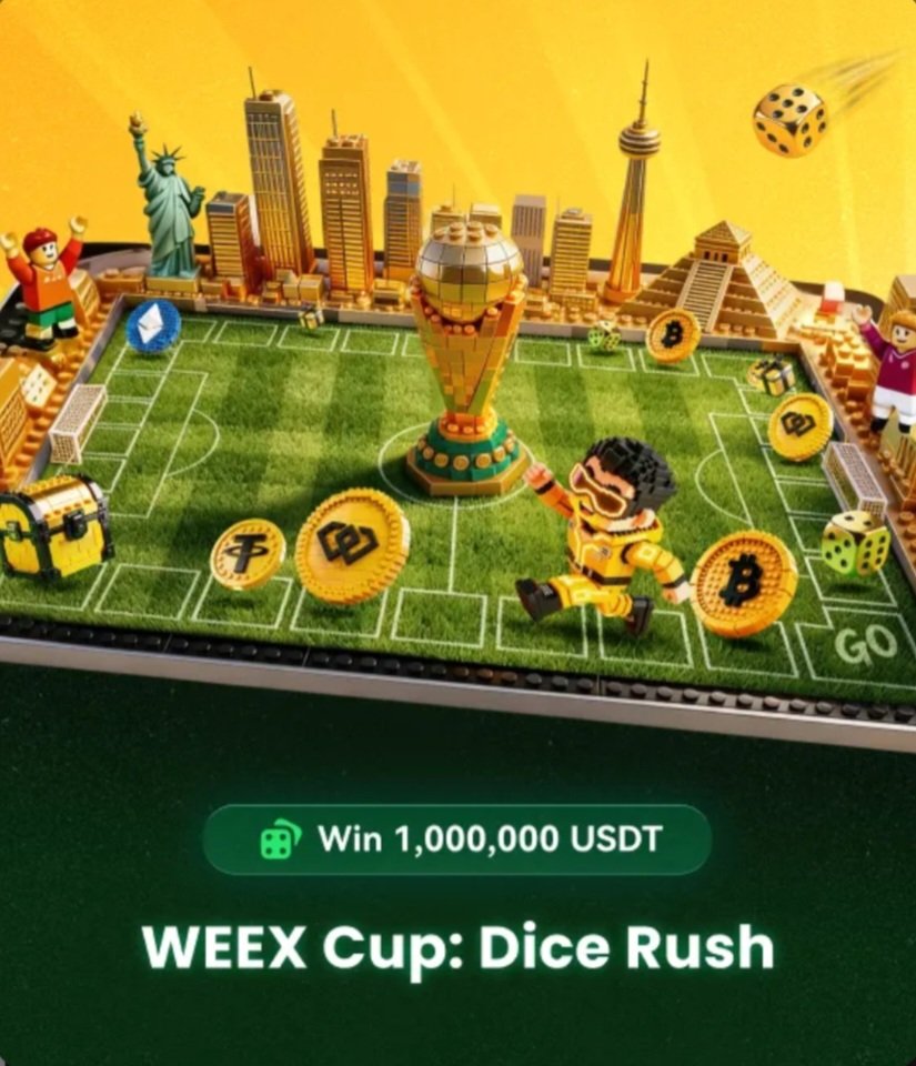 CityofAfrica01's tweet photo. 1,000,000 USDT is on the line! 🎲💰

@WEEX_Official Cup: Dice Rush is LIVE. Roll the dice, win BIG. Your lucky streak starts now! 🏆

👉 Play to win, join #WEEX Cup now!

#WEEX #DiceRush #WEEXCup https://t.co/I4jBQweuge