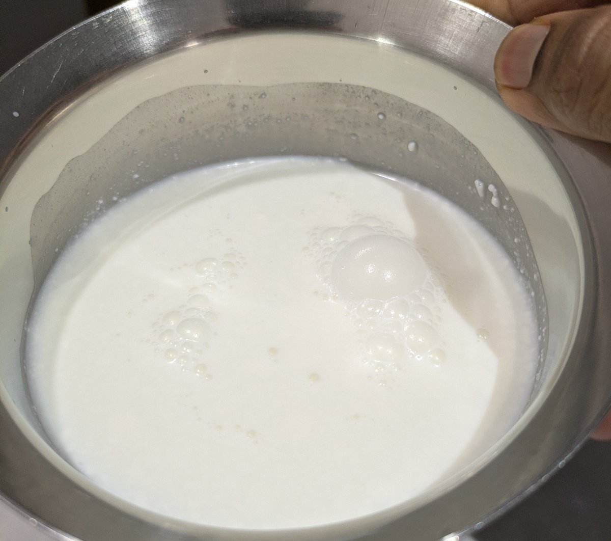 DealsDhamaka's tweet photo. These chatbots have taken away the human touch from customer interactions.

I received spoiled milk from BigBasket this morning. The only option in the app was to return the product.

I was simply trying to ask customer support how I'm supposed to return a liquid product, but the bot's solution was to send a rider to collect it.

Sometimes, automation crosses the line into absurdity.

Stupidity. Utter stupidity.