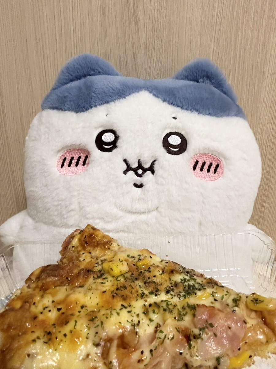 manahaori's tweet photo. ラス1のピザだよォ🍕✨ https://t.co/EZYMPWAYZD
