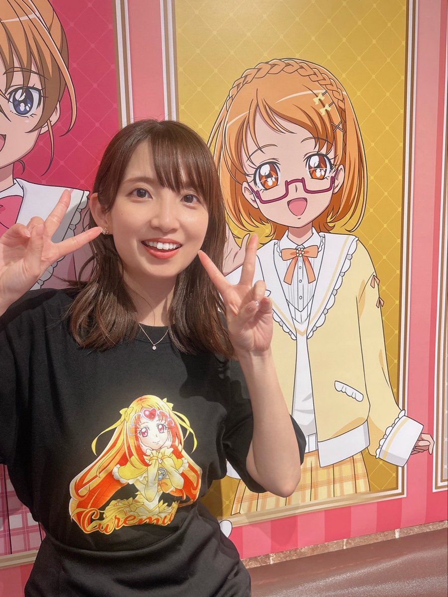 rumirumi_81pro's tweet photo. スイートプリキュア＆魔法つかいプリキュア、カラ鉄コラボに早速行ってきました〜🎶🪄
描き下ろし可愛すぎ😭✨ぬいもグッズもTシャツもピアスもと、ミューズ完全装備💛🧡
友よ、付き合ってくれてホントありがとう！！
一足先に楽しんじゃいましたが、改めてりえちゃんとも予定合わせて行きたいな✊🏻 https://t.co/Usw7aCryIM