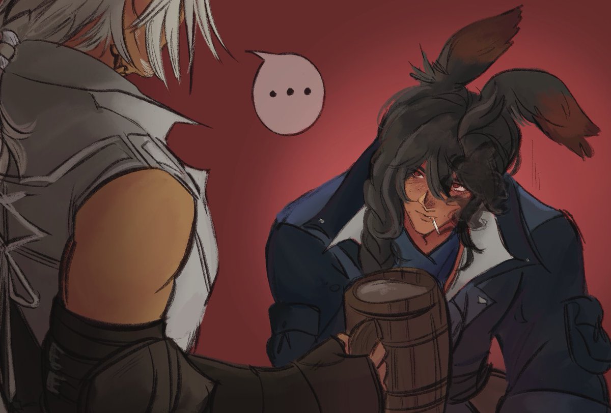tidunacy's tweet photo. #artfight2026 #ffxiv more 😊💛 https://t.co/SOraLfymPl