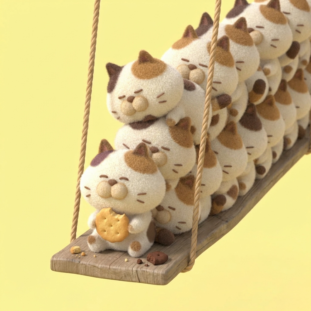 fumi02x's tweet photo. ぎゅうぎゅうブランコおやつタイム🍪 https://t.co/zX8YIxPncf