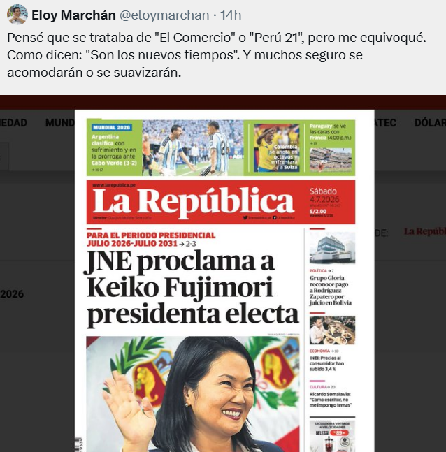 Vladimir Cerrón tweet media