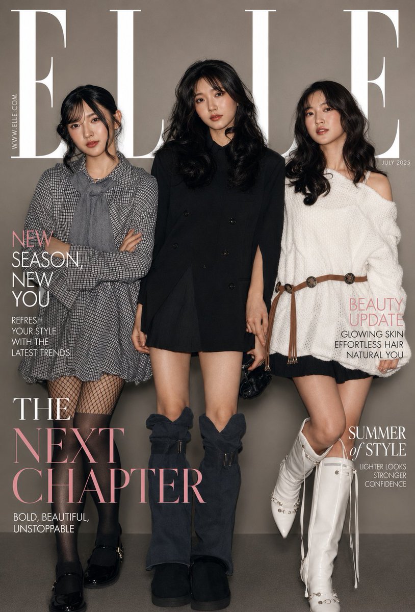 RevaDiMaria's tweet photo. Delynn, Oline, and Greesel are on the cover of ELLE Fashion Magazine https://t.co/xjswKVtNMI