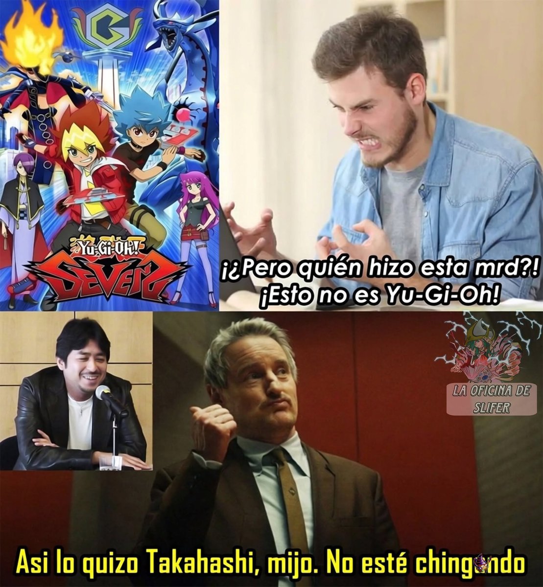 Slifer_Office's tweet photo. Yo la verdad es que no entiendo a la gente que no le gustan los Rush Duel

Por cierto, tanto Sevens como los Rush se pueden considerar el ultimo trabajo de Takahashi en YGO.

Confirmado por Kazuko Tadano e Hiromi Matsushita (diseñadores de personajes de Yu-Gi-Oh SEVENS y Yu-Gi-Oh GO RUSH)