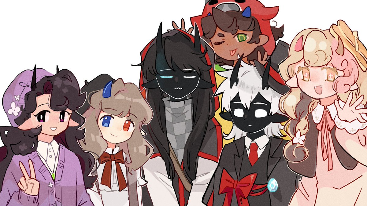 TrifoliumIII's tweet photo. Tallulah&amp;Pomme&amp;BadBoyHalo&amp;Richarlyson&amp;Dapper &amp;Empanada
是御茶会议的手书图 https://t.co/cTivhARpRe