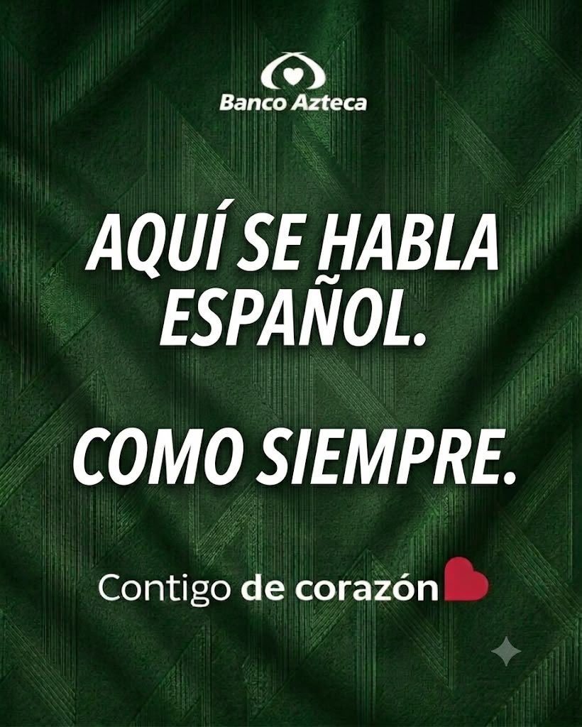 BancoAzteca's tweet photo. Nosotros ya estábamos en español, pero nos unimos al operativo “NO INGLÉS” para apoyar a México.🇲🇽 https://t.co/anESNY6ETm