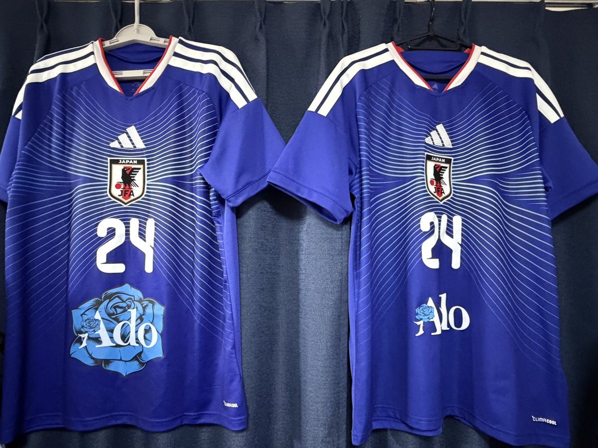 mariatamu_reply's tweet photo. サッカー日本代表 2026 ホーム レプリカ ユニフォーム

""""Ado"""""

←ライブ会場限定版

通常店舗版→

神ですこれｗｗｗｗｗｗｗｗｗｗｗｗｗｗｗｗｗｗｗｗｗｗｗｗｗｗｗｗｗｗ

#Ado https://t.co/wlKBptAd5h