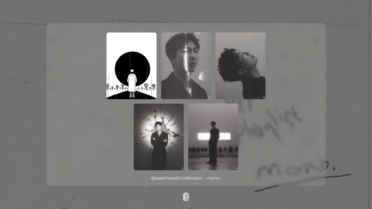 mydearsope's tweet photo. #bcdcollection #bcdapp #b_cdapp
✅ Agust D
✅ mono.
Total collection: 301 https://t.co/G241SSgEEX