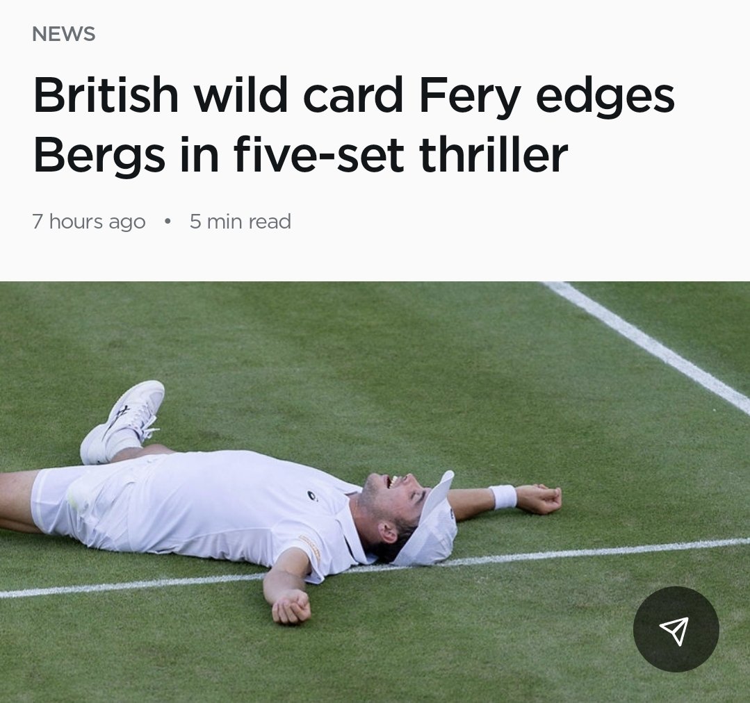 islandtennisace's tweet photo. Oh look, Arthur Fery also fell to the ground in celebration of his third round win. Are some fans going to police his reaction like they are doing to Alex Eala? 🙄 https://t.co/8sbYYoqJHo