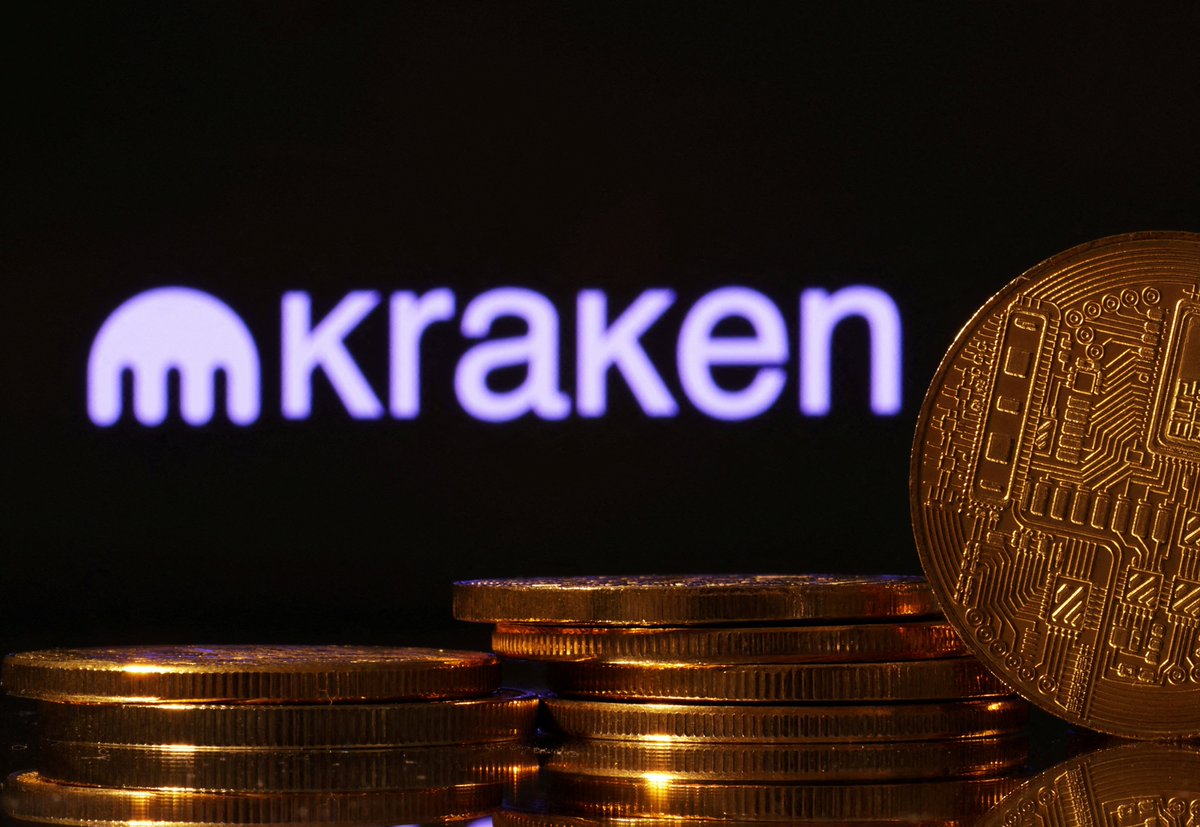 EyeWhales's tweet photo. JUST IN: 🇺🇸 Kraken now allows eligible users to use tokenized stocks and ETFs as collateral for leveraged crypto trading without selling their holdings https://t.co/V9Mat7g9vu