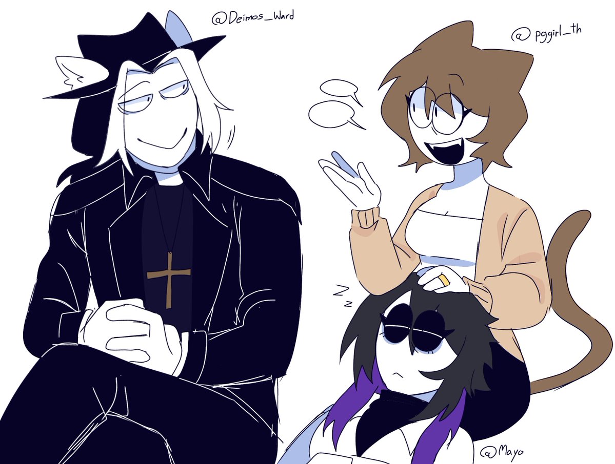 pggirl_th's tweet photo. Me and my friends in Discord!
  (ദ്ദി◝ ⩊ ◜.ᐟ)
#spookymonth #spookymonthoc https://t.co/WJV22iDHb4