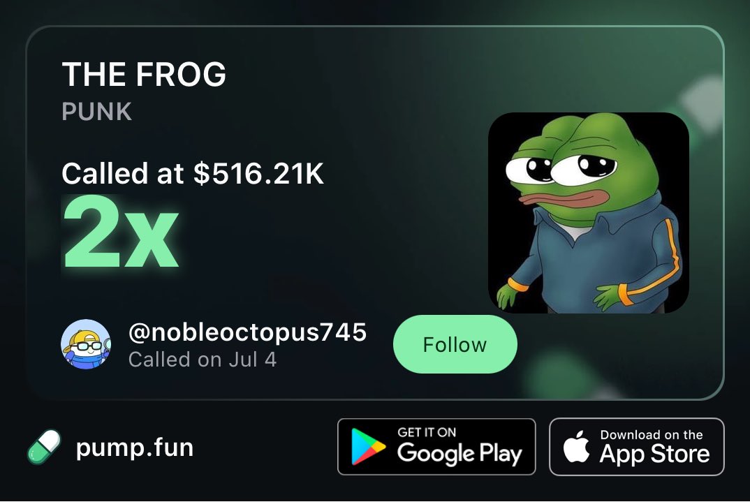 Davidsnowfunny's tweet photo. We hit $1,000,000 in MC. Let’s get it to $5,000,000 this time 😎🐸https://t.co/qn5dyNdgis #pump #pumpfun #frog #solana https://t.co/qAw6ABcAxy