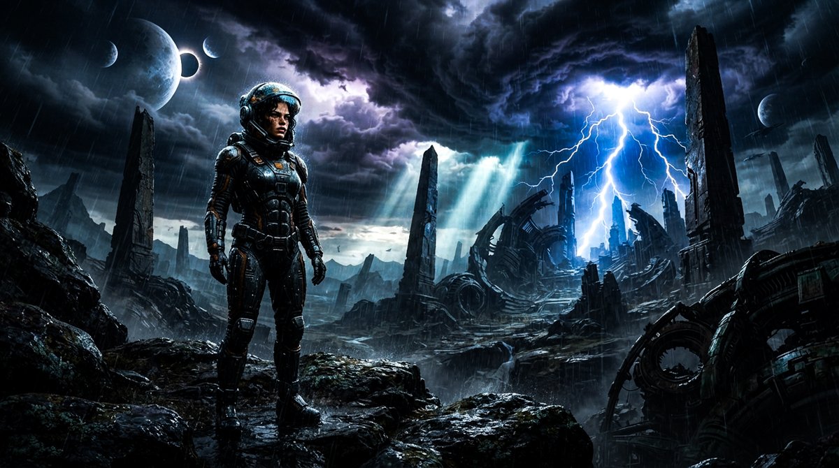 WickeyPixels's tweet photo. Storm-lashed ruins of a forgotten civilization.

QT your Alien Worlds

#AlienWorld #SciFiArt #AncientRuins #AIart️️️️️️️️️️️️️️️️️️️️️️️️️️️️️️️️️️️️️️️️️️️️️️️️️️️ https://t.co/1Bkd0AqJWA