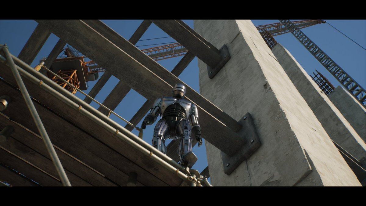 AlcirGomes10's tweet photo. Robocop: Rogue City (PC). Os gráficos desse game são impressionantes! 9070 XT + FSR 4.1.1 via Optiscaler. https://t.co/Ayg8pGSmcv