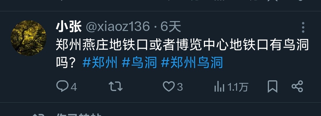 xiaoz136's tweet photo. 为啥只能看到一条评论啊，剩下三个呢？#郑州 #鸟洞  #gay https://t.co/3p2w0fjJ8T