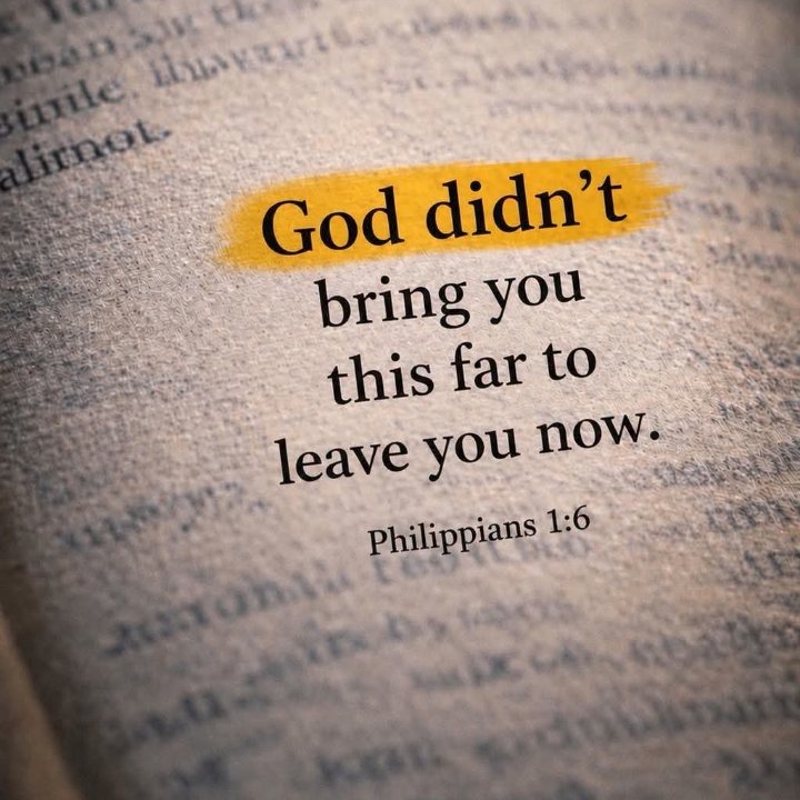 altinekasre1's tweet photo. “ God didn't bring you this far to leave you.”

Phillipians 1:6 https://t.co/eRKyF5KhQs