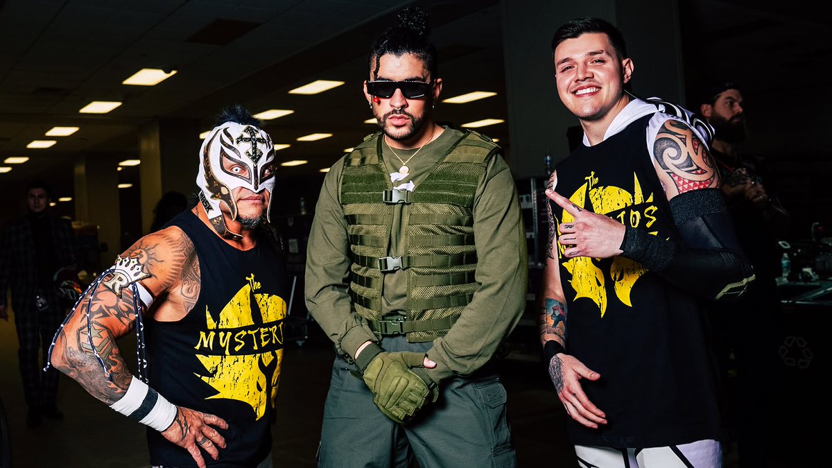 Fightful's tweet photo. Rey Mysterio says he's working on getting Bad Bunny to make an appearance in AAA.
(@luchalibreaaa) https://t.co/srVIIhmqy0
