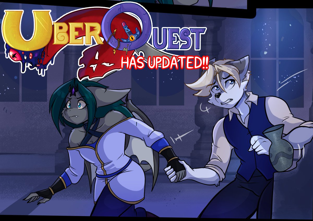 uberquestcomic's tweet photo. Sneaksy!
★UberQuest has Updated!★
Links are in the replies.▼
#uberquest #webcomics #furry https://t.co/StzLNYRNby