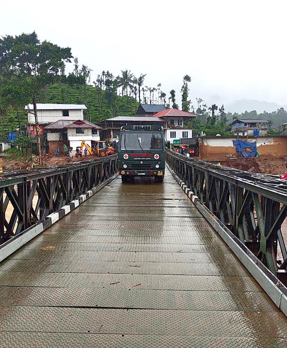 ItsdocGaurav's tweet photo. @News18Odia In extreme situations , govt administration should make INDIAN ARMY  style bridge for quick passage mobility and relief.  NDRF engineers must learn such things. https://t.co/f9PMoSmof6