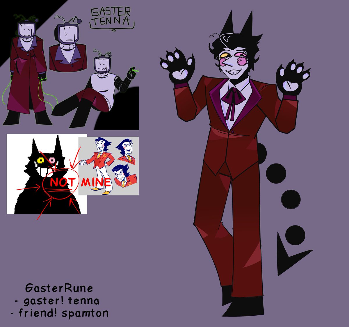 FoundFamilyEric's tweet photo. #deltarune au
GasterRune | Spamton design<333 https://t.co/GMLzoNHJRi