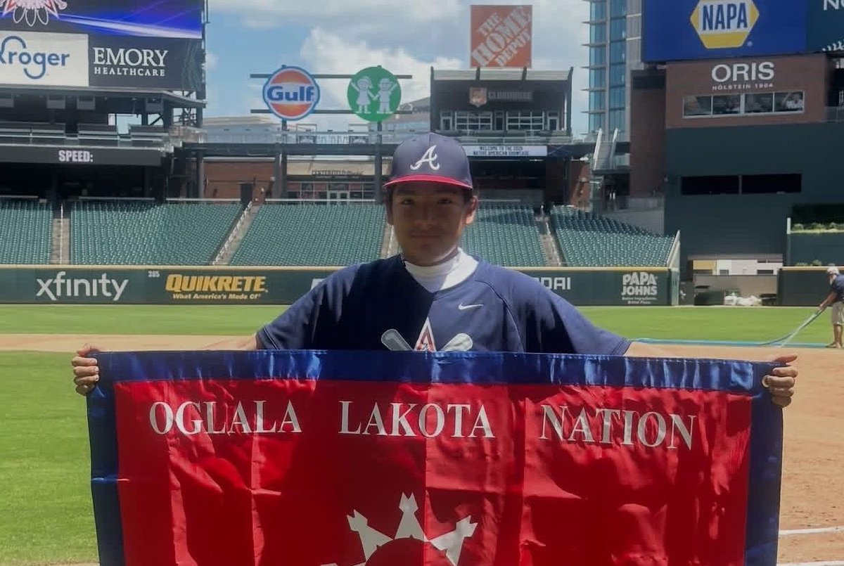 ndnsports's tweet photo. Mahpiya Luta’s Cody Two Bulls represents Oglala Lakota at Native American All-Star Baseball Showcase in Georgia
#NativePreps #Oglala #Lakota #NativeAllStar
Read at: https://t.co/JjQKZtGOGo https://t.co/wvsK5dZsI0