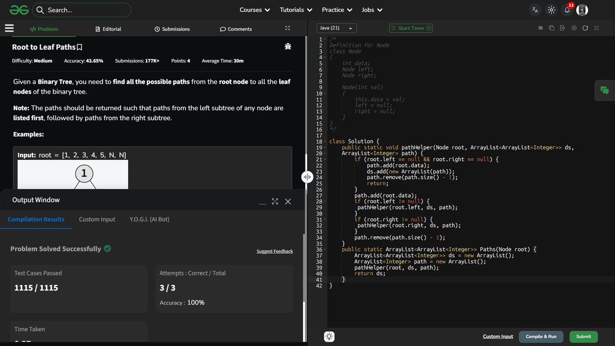 Subhraneel40939's tweet photo. Day 35✅of 45 Days of SDE Sheet Challenge by 
@takeUforward_ @striver_79  with 4 Binary Tree Problems
✅Bottom view of BT
✅Top View of BT
✅Pre, Post, Inorder in one traversal
✅Vertical Order Traversal
#SDESheetChallenge #DSA https://t.co/kUfSIgEbpr