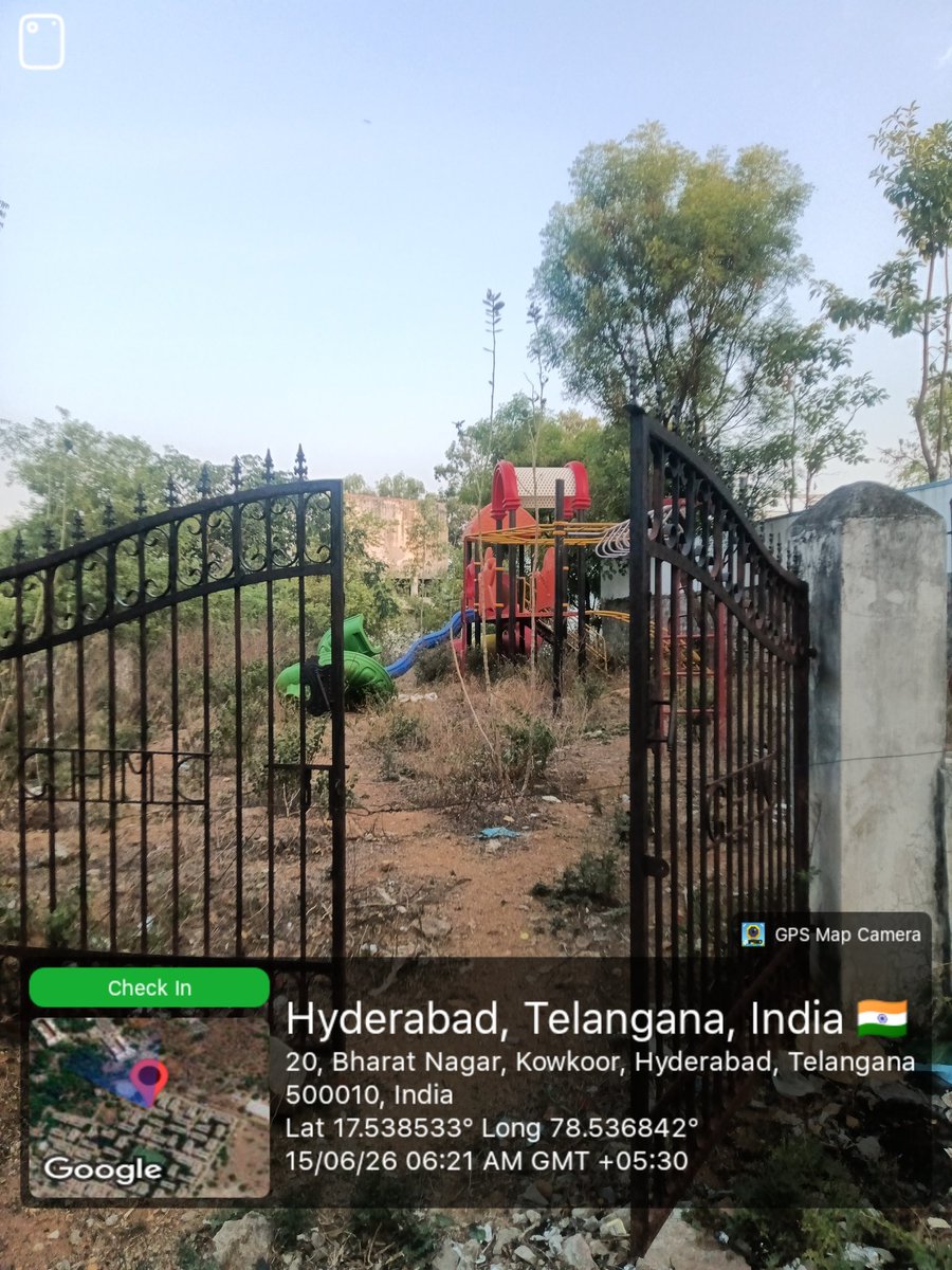 VaranasiKK1's tweet photo. @MarriRajasekar
@revanth_anumula
@DGhmc70753
@MCMalkajgiri 
Hi this at kowkoor rajiv gruh kalpa bharath nagar   since 1year this pending work park development is been stopped sir  due to this children could not able to play i and people to complete this work as soon as possible https://t.co/WZnwVZ3Yq6