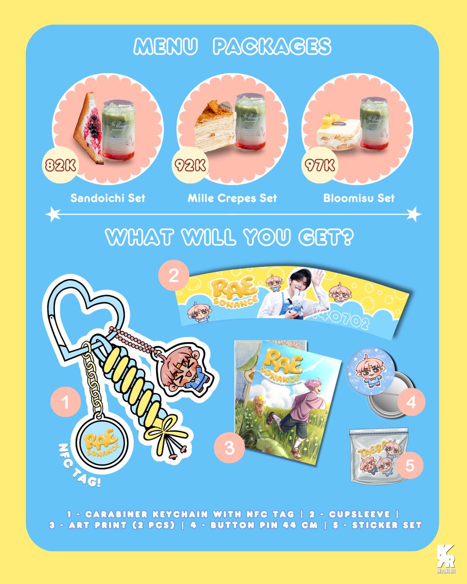 KimTaerae_ina's tweet photo. ⋆·˚˚°✦  𝓡𝓐𝓔𝓼𝓸𝓷𝓪𝓷𝓬𝓮  ✦°˚˚·⋆

2026 KIM TAERAE BIRTHDAY EVENT

🫧  𝘾𝘼𝙁𝙀 𝙀𝙑𝙀𝙉𝙏  🫧

💛 𝙂𝙧𝙖𝙗 & 𝙂𝙤 𝘾𝙖𝙛𝙚 💛
📍 Bloomery, Blok M 
📅 July 19th, 2026

📝 RSVP will open 𝗧𝗢𝗗𝗔𝗬 at 7:14 PM WIB
🔗 https://t.co/WxvmYwU3uB

Registration is available from July 5th, 2026 until July 13th, 2026

🍰 Grab your favorite menu, collect exclusive merchandise, and celebrate Taerae's special day with fellow Zeroses and Kkultaraes! Let's create warm memories and make this day even more special together💛☀️

⏰ Set your alarms and don't miss out!

🐥Special thanks to @Go1denChicken-nim for this beautiful photo🐥

#RAEsonance 
#KIMTAERAE #김태래 #ZEROBASEONE