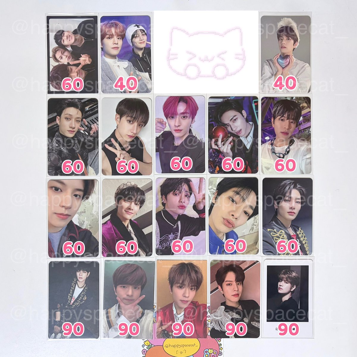 happyspacecat_'s tweet photo. 🤍 ขาย 🤍
การ์ดบั้ม ราคาตามภาพ 【 40-90 บาท 】
✦ บังชาน ลีโน ฮยอนจิน ซึงมิน จองอิน/ไอเอ็น
✦ ยูนิต ซึงมิน-ฟิลิกซ์-ชางบิน
✦ ยูนิต ซึงอิน อินซึง
💌 ค่าส่ง 30 / ยอด 200 ขึ้นไปส่งฟรี 💌
ーーーーーーーーーー
#ตลาดนัดเด็กหลง #ตลาดนัดstraykids https://t.co/VFpq8GXi4n