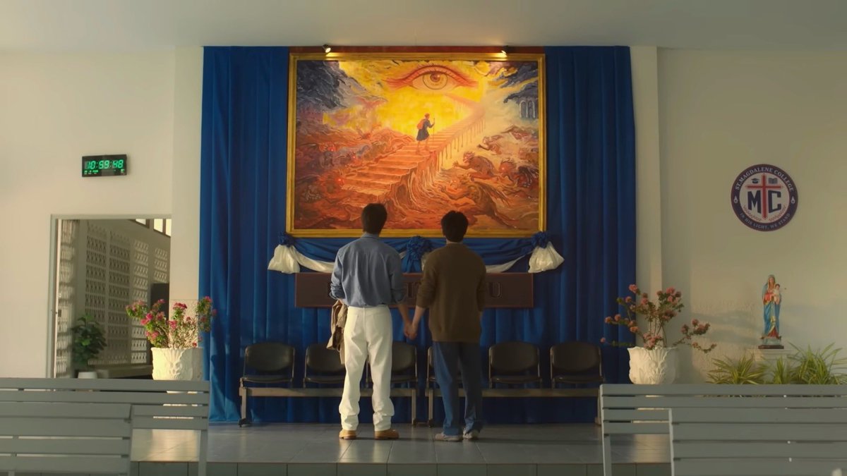 mminimonimo's tweet photo. เด็กชายไม่ไปสวรรค์ ( Ticket To Heaven, 2026 ) คือซีรีส์แห่งปี บทไม่ได้ผลักให้ศาสนาเป็นตัวร้าย แต่เข้ามา challenge ความรักของแทนรักและบาร์ธ ชวนให้ตั้งคำถาม สำรวจตัวตนและการยอมรับตัวเองมากกว่า เจตนาของคนทำซีรีส์ก็สื่อตั้งแต่เปิดด้วยสมรสเท่าเทียมผ่านแล้วในตอนแรกนะ cherishes ความรักทุกรูปแบบว่างดงามอะ ไม่ใช่แค่ heterosexual ตามขนบหรือแค่คนรักต่อคนรัก ยังมีรูปแบบครอบครัว เพื่อน น้าเล็ก คุณพ่อที่เสมือนพ่อบุญธรรมของรัก ที่สำคัญคือต่อตัวเองด้วย #TicketToHeavenFinalEP