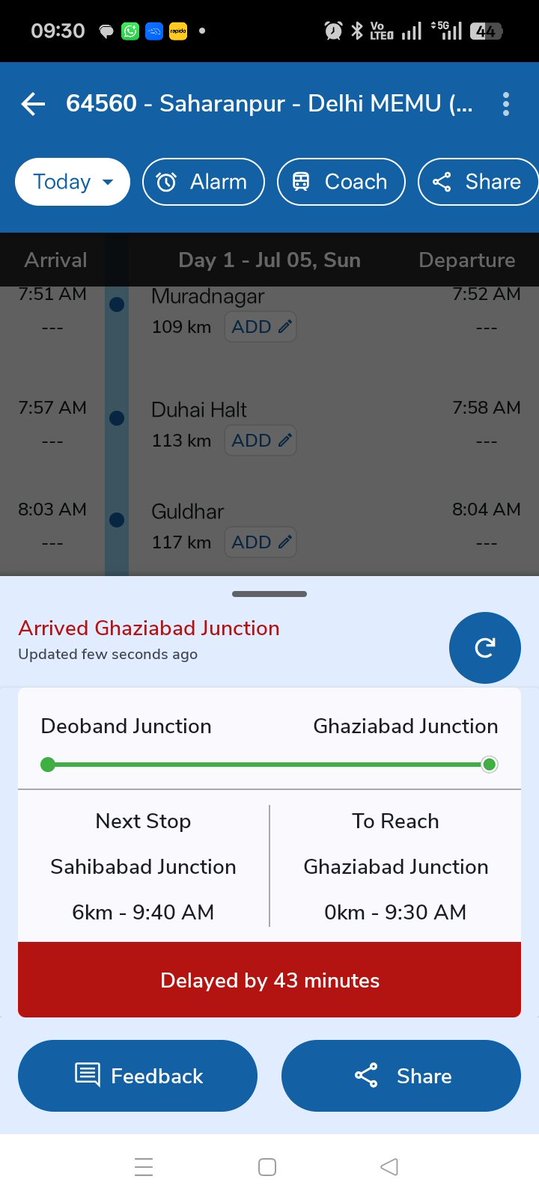 ChamanTomer's tweet photo. @AshwiniVaishnaw @indianrailway__   one passenger train waiting for clearance since last an hour at ghaziabad... Passenger are suffering from huge humidity and Heat temperature.... Is this your world class services https://t.co/TIJweSpsDc