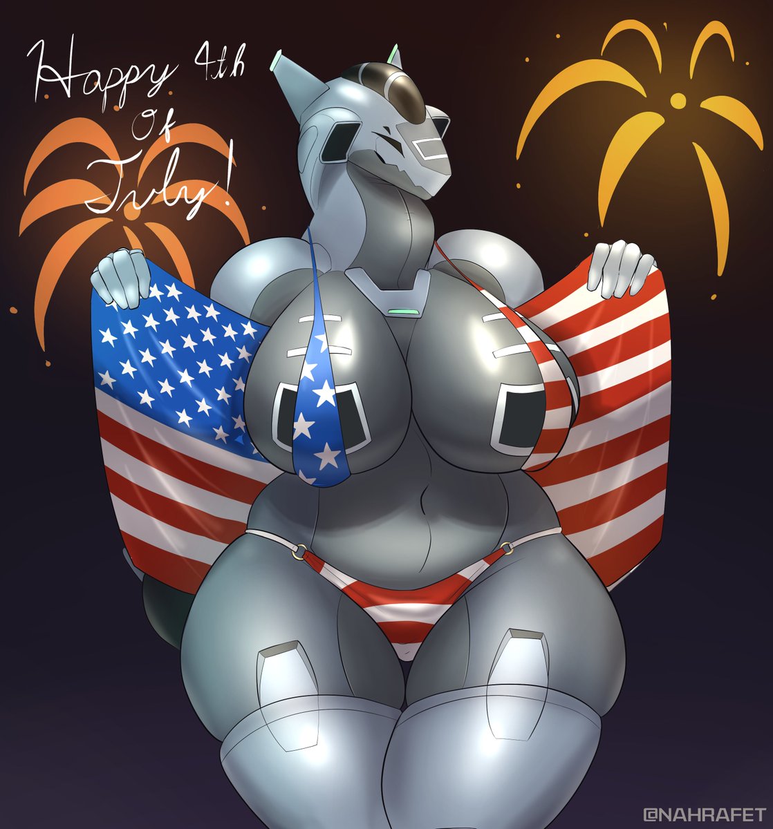 nahrafet's tweet photo. Saw everyone drawing eagles, so I decided to join in. No idea why mine looks different though.

Happy 4th of July to all of my American friends! https://t.co/svijIio9qo