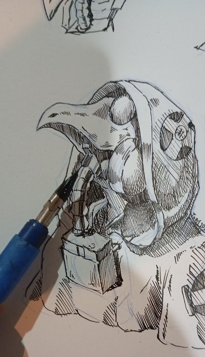 tobyGarcia26's tweet photo. Un pequeño ejercicio, usando una plumilla Hard G
A Litle exercie using a Hard G nib
#ink #drawing #comic https://t.co/FoViiCwVxN