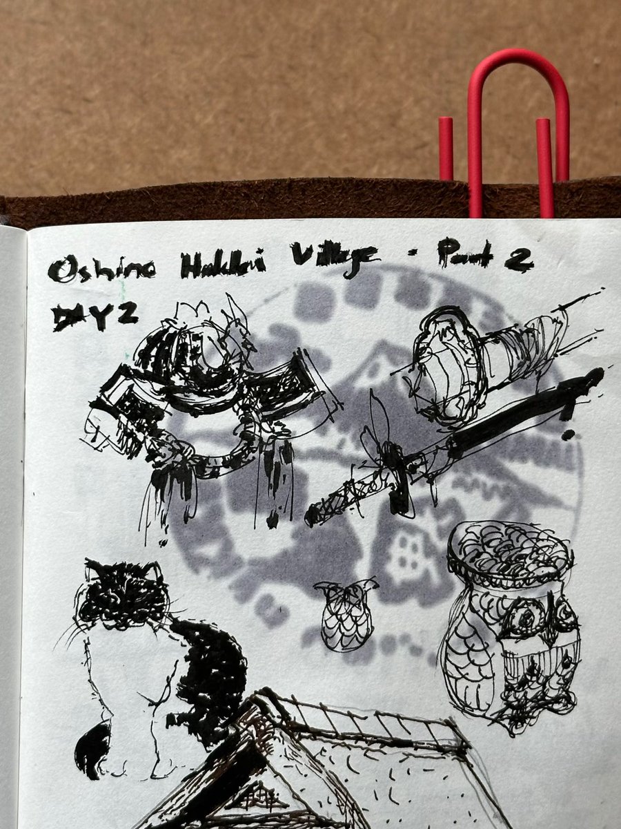 Bas_Panitan's tweet photo. Japan Sketch Diary 2026
Oshino Hakkai - Yamanashi
Hazedera - Kamakura
#sketchbook #diary #japan #sketch #sketchers https://t.co/25ce3m5FF8