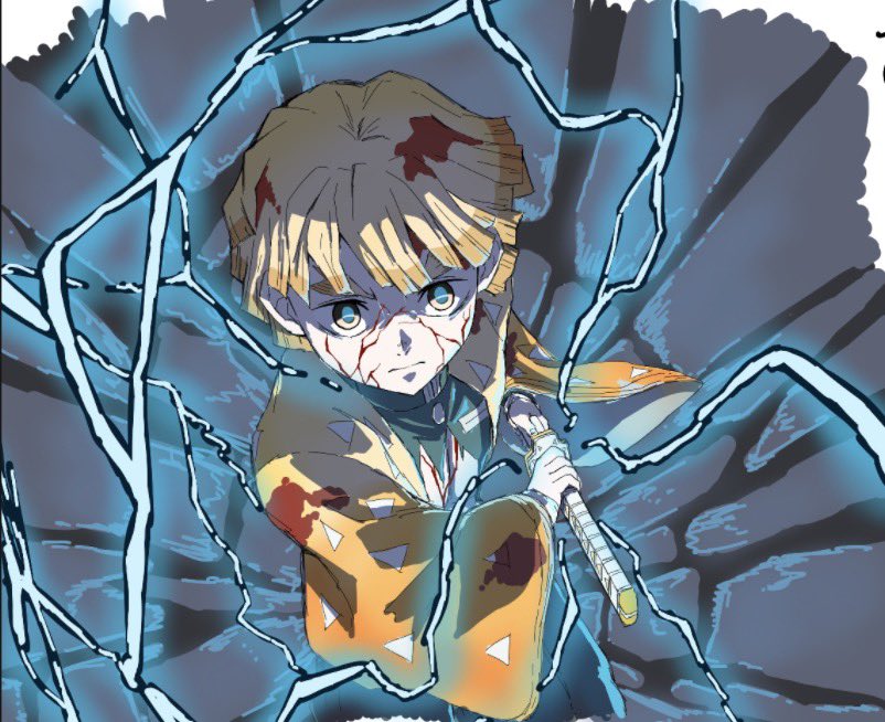kuriboningen's tweet photo. 絵チャで善逸描きました〜 https://t.co/R8jf8qV9vT
