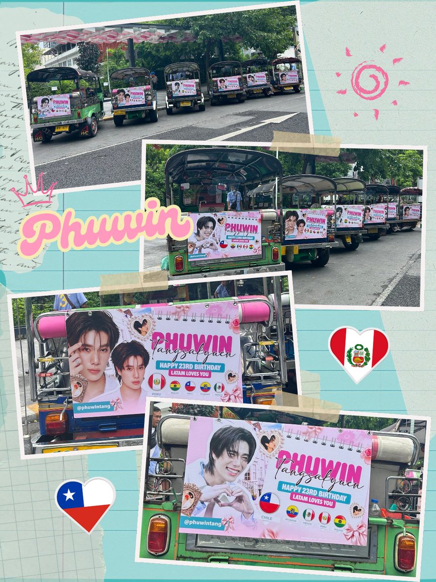PondPhuwin_MX's tweet photo. 🛺 Con mucho cariño, fans de Latinoamérica nos unimos para celebrar los 23 años de @phuwintang .

Gracias por tu dedicación, por inspirarnos con tu trabajo y por formar parte de nuestras vidas. Estamos muy orgullosas de ti. 🩵✨

OUR STAR PHUWIN 23rd

#23rdHoneyThePHUWINDay
#phuwintang 

Project by 

@PPfcBolivia 
@PondPhuwin_MX 
@PondphuwinEc 
@NarawinsPeru 
@phuwintangmx