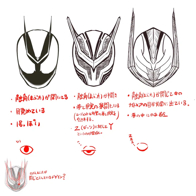 今更ながら #仮面ライダーゼッツ 登場ライダーの連想的デザインが好きな話(※あくまで個人の考察です) 