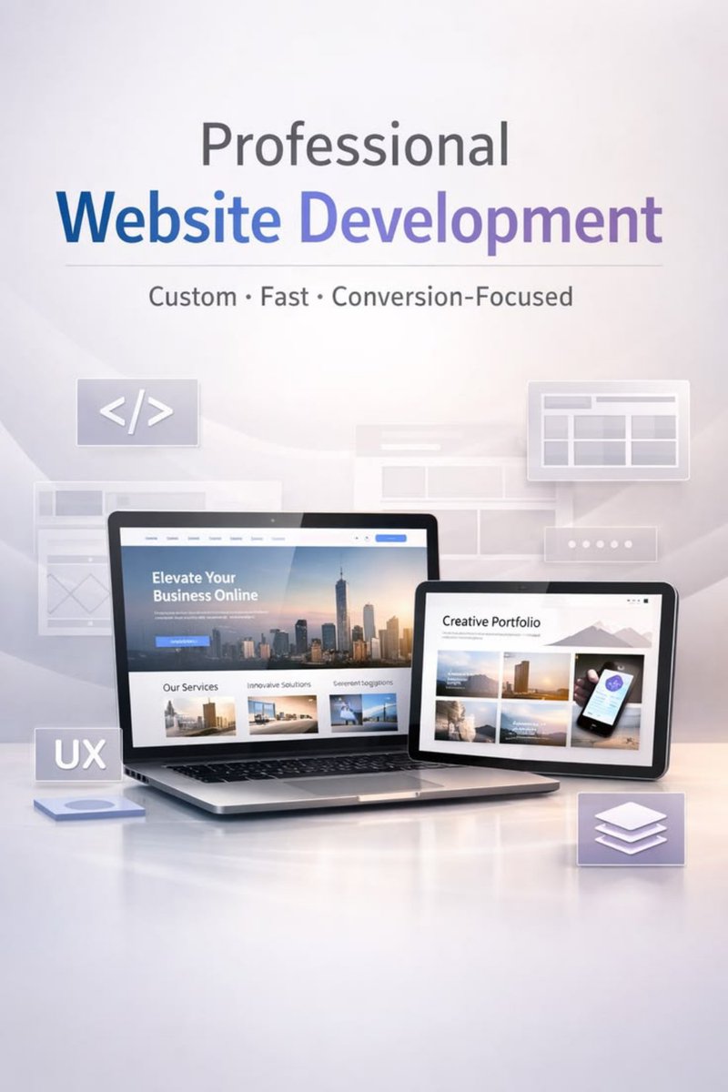 psrdeveloper's tweet photo. #WebsiteDevelopment #WebDesign #ProfessionalWebsite #ResponsiveDesign #SEO #DigitalMarketing #BusinessWebsite #EcommerceWebsite #UIUX #WebDeveloper #CustomWebsite #WordPress #LandingPage #OnlineBusiness #BrandGrowth #FastWebsite #ModernDesign #WebSolutions #TechServices https://t.co/3I6grVAB5j