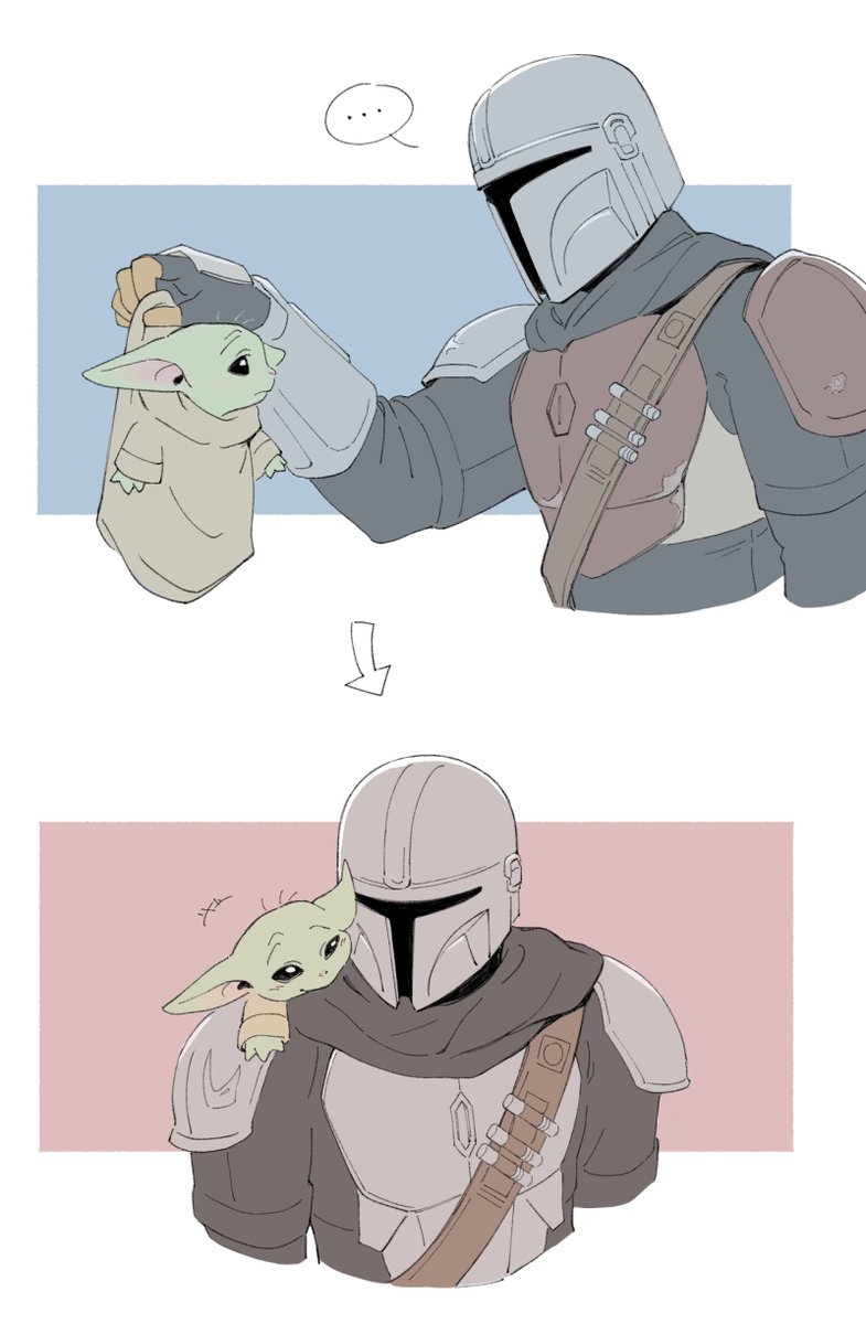 canned_potat0's tweet photo. #TheMandalorian #Grogu
Then &amp; Now https://t.co/tEOQe0g5Zf