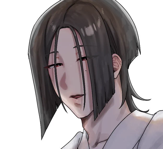 身分が高いキャラクター、あんまり作ってないな〜どんなのがいたっけ?と思い探したら、あまりに系統が同じで「オタク君さぁ…」感 黒髪 ホクロ 薄目がち 蒙古襞…